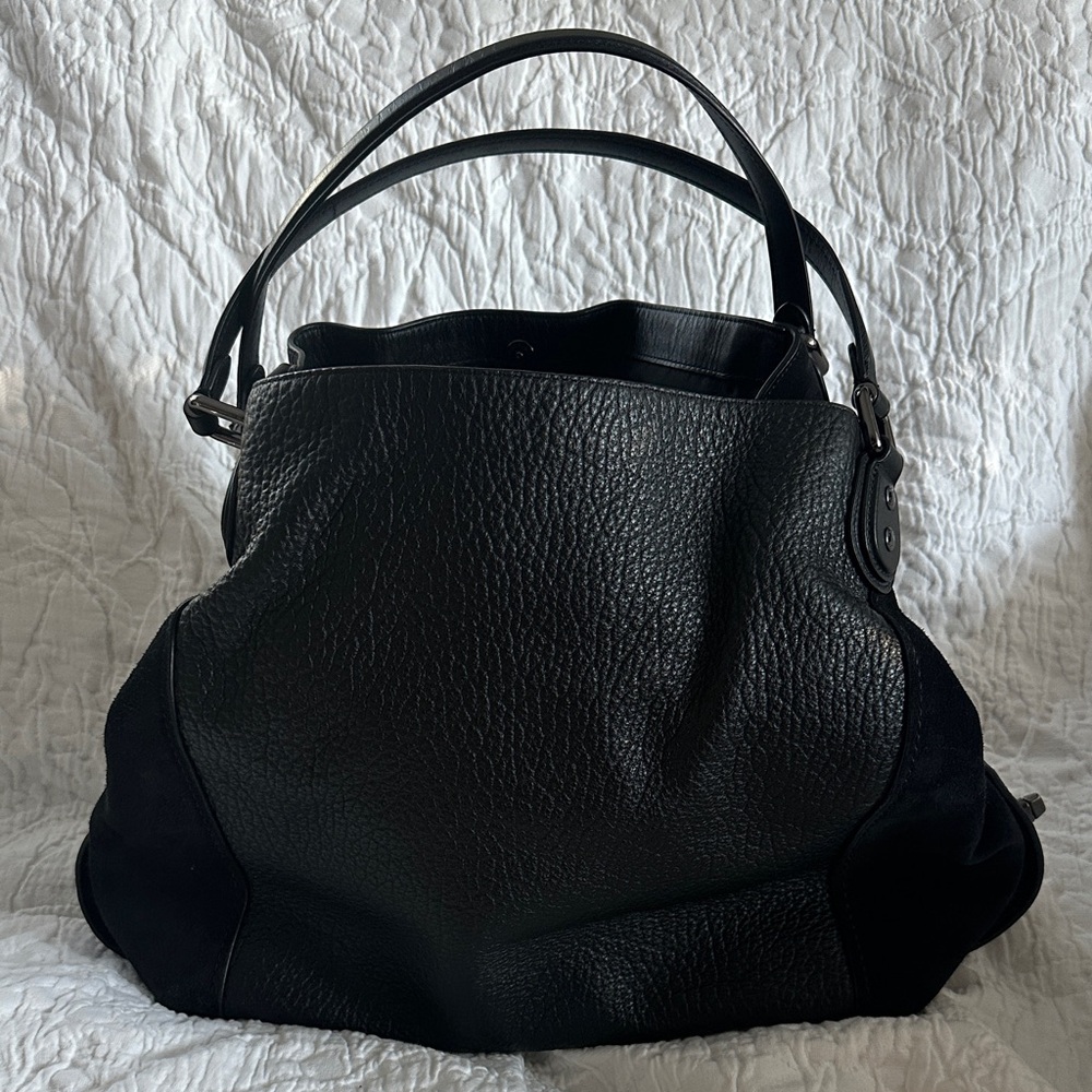 Coach Black Leather Shoulder Bag